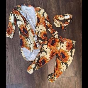 Posh Peanut Kimono Set
